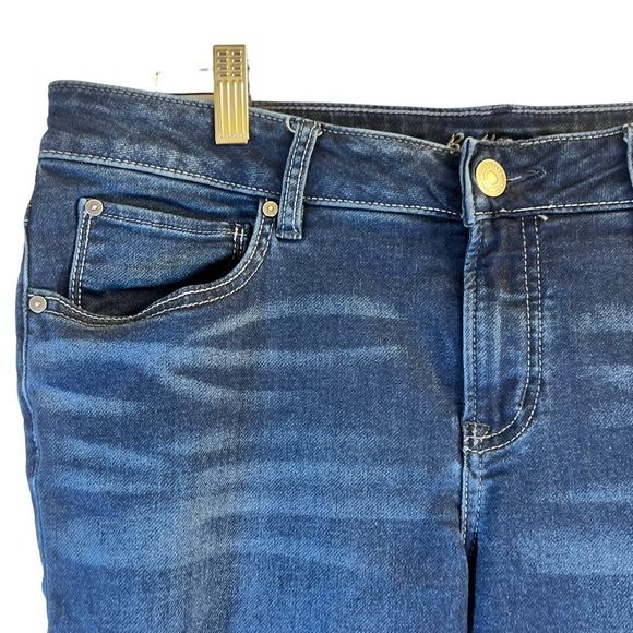 Bootlegger Women's Jeans Size 31 Blue Skinny Midrise - Picture 5 of 12